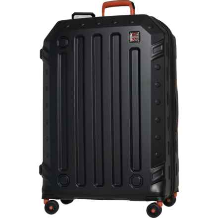 BritBag 32” Gannett Spinner Suitcase - Hardside, Expandable, Black in Black