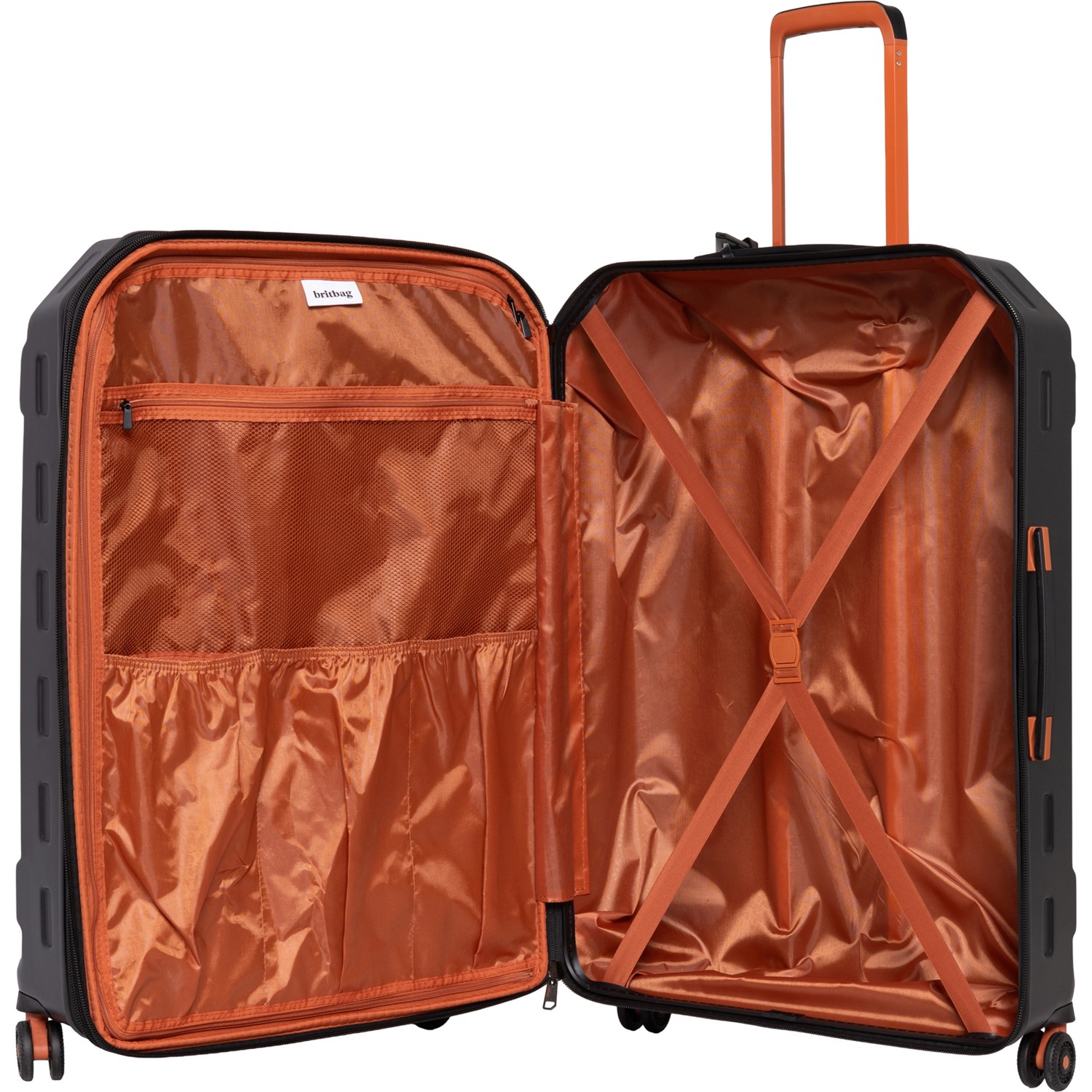 BritBag 32” Gannett Spinner Suitcase - Hardside, Expandable, Black