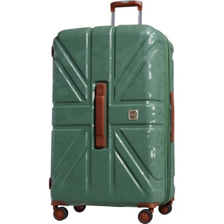 BritBag 32” Okavango Spinner Suitcase - Hardside, Expandable, Green Tea in Green Tea