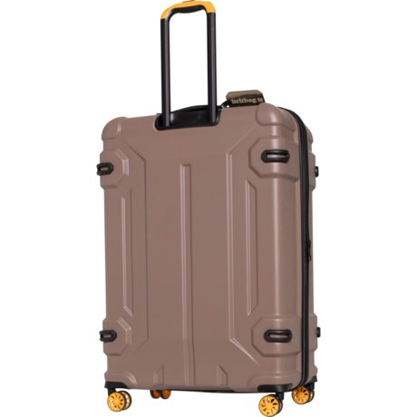 BritBag 32” Shielding Spinner Suitcase - Hardside, Expandable, Brownie-Cadmium Yellow in Brownie/Cadmium Yellow