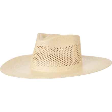 BRIXTON Jo Panama Straw Rancher Hat in Catalina Sand