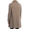 8445U_2 Brodie Long Cashmere Cardigan Sweater For Women)