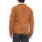 573YF_2 Brooklyn Cloth Twill Sherpa Trucker Shirt Jacket (For Men)