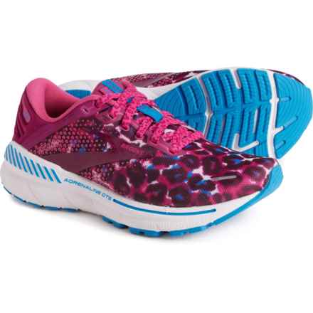 Brooks Adrenaline GTS 22 Running Shoes (For Women) in Magenta/White/Raspberry