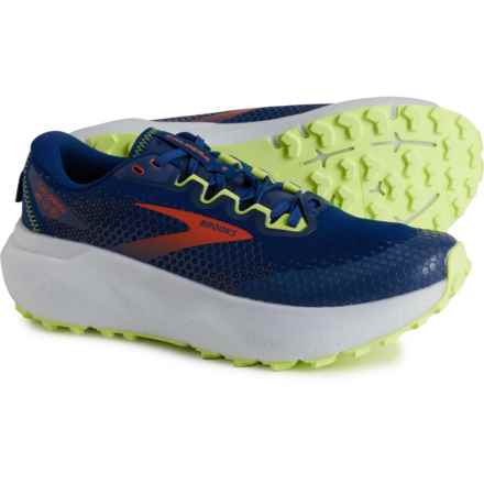 Brooks Caldera 6 Trail Running Shoes (For Men) in Navy/Firecracker/Sharp Green