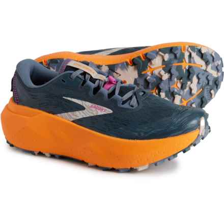 Brooks Caldera 6 Trail Running Shoes (For Women) in Slate/Cheddar/Silver Gray