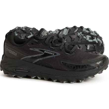 Brooks Cascadia 18 Trail Running Shoes (For Women) in Black/Blackened Pearl/Grey