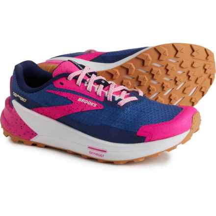 Brooks Catamount 2 Trail Running Shoes (For Women) in Peacoat/Pink/Biscuit