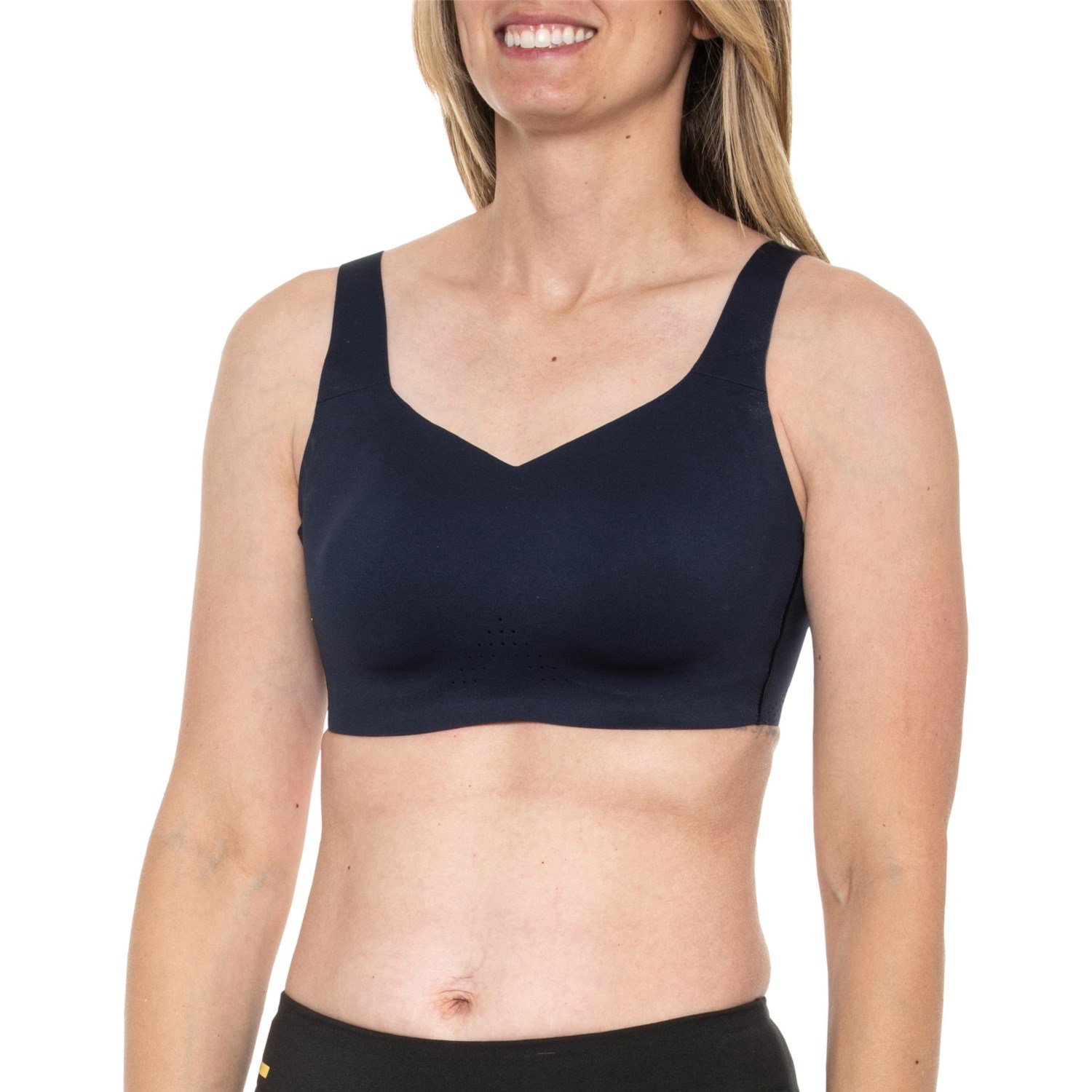 Under Armour Women's Rush Mid Sports Bra, Equator Blue (417)/Black, X-Small  : : Clothing, Shoes & Accessories