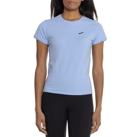 Brooks Distance T-Shirt - Short Sleeve in Lavender