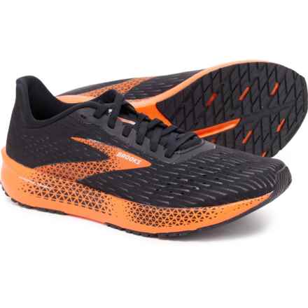 Brooks Hyperion Tempo Running Shoes (For Men) in Black/Flame/Grey