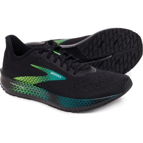 Brooks Hyperion Tempo Running Shoes (For Men) in Black/Kayaking/Green Gecko