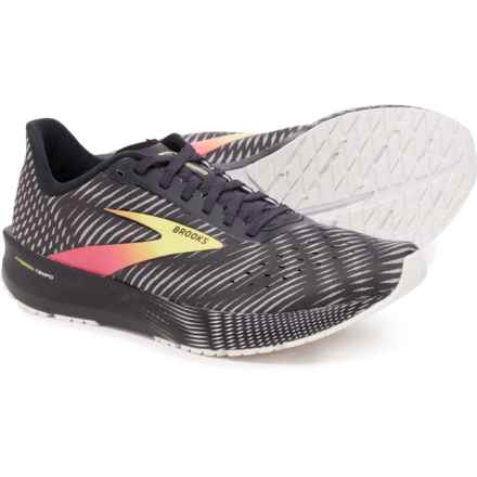 Brooks Hyperion Tempo Running Shoes (For Men) in Black/Pink/Yellow