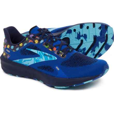 Brooks Launch 9 Running Shoes (For Men) in Blue/Peacoat/Yellow