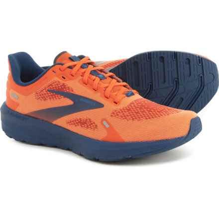 Brooks Launch 9 Running Shoes (For Men) in Flame/Titan/Crystal Teal