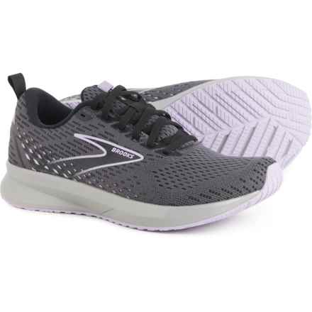Brooks Levitate 5 Running Shoes (For Women) in Ebony/Black/Lilac