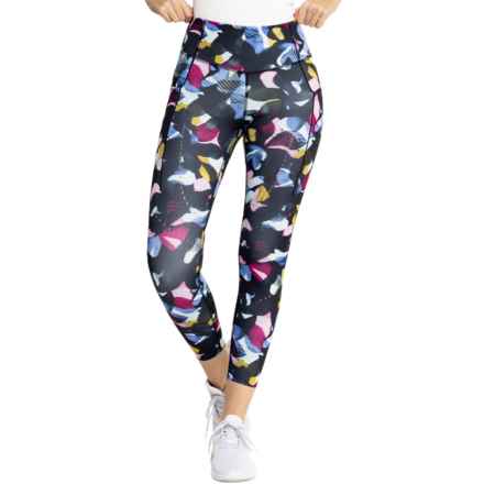 Brooks Method 7/8 Tights in Fast Floral Print