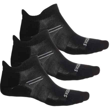 Brooks Run-In Socks - 3-Pack, Below the Ankle (For Men and Women) in Black