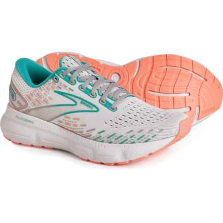 BROOKS RUNNING Glycerin 20 Running Shoes (For Women) in Oyster/Latigo Bay/Coral