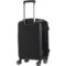7TXRP_2 Brookstone 21” Nelson Carry-On Spinner Suitcase - Hardside, Expandable, Black