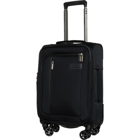 Brookstone 21” Wallis Carry-On Spinner Suitcase - Softside, Expandable ...