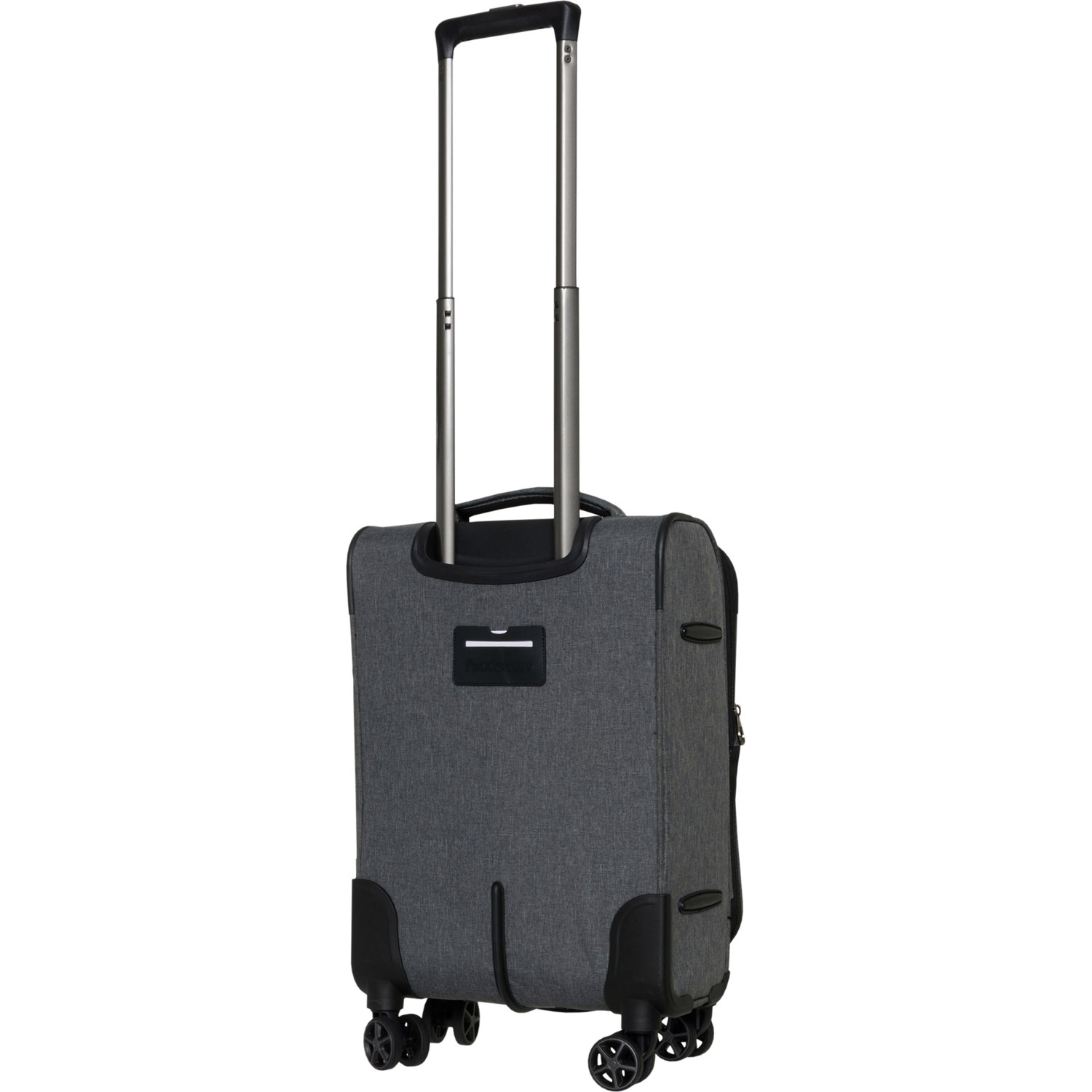 Brookstone 21” Wallis CarryOn Spinner Suitcase Softside, Expandable, Grey Cross Hatch Save 29