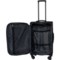 4PVMY_2 Brookstone 25” Wallis Spinner Suitcase - Softside, Expandable, Black