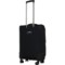 4PVMY_3 Brookstone 25” Wallis Spinner Suitcase - Softside, Expandable, Black