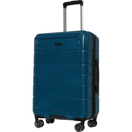 Brookstone 25” Westley Spinner Suitcase - Hardside, Expandable, Dark Teal in Dark Teal