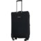 7TWVK_2 Brookstone 29” Harbor Spinner Suitcase - Softside, Expandable, Black