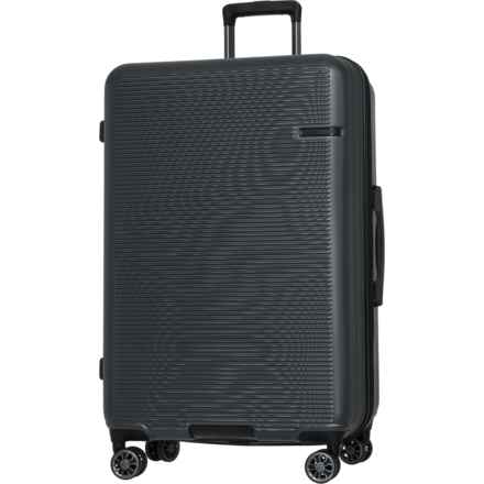 Brookstone 29” Nelson Spinner Suitcase - Hardside, Expandable, Charcoal in Charcoal