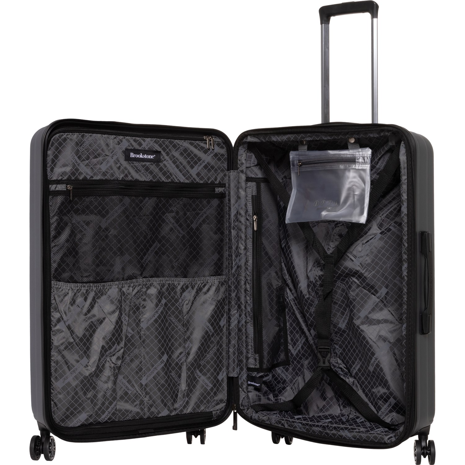 Brookstone 29” Nelson Spinner Suitcase - Hardside, Expandable