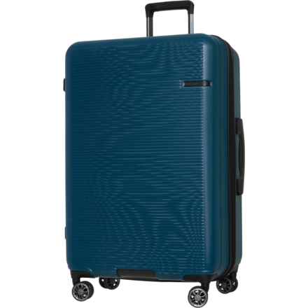 Brookstone 29” Nelson Spinner Suitcase - Hardside, Expandable, Dark Teal in Dark Teal