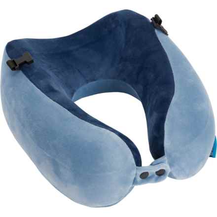 Brookstone Flex Curve Neck Pillow in Blue