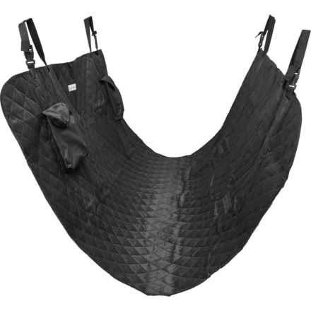 Brookstone Hammock Style Car Seat Cover - 60x57” in Black