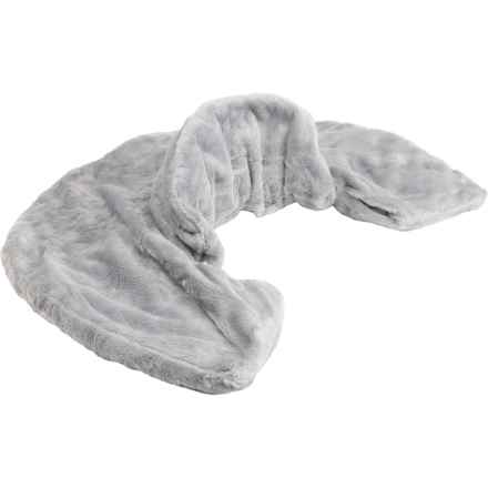 Brookstone Lavender Scented Heated Neck and Shoulder Wrap in Grey