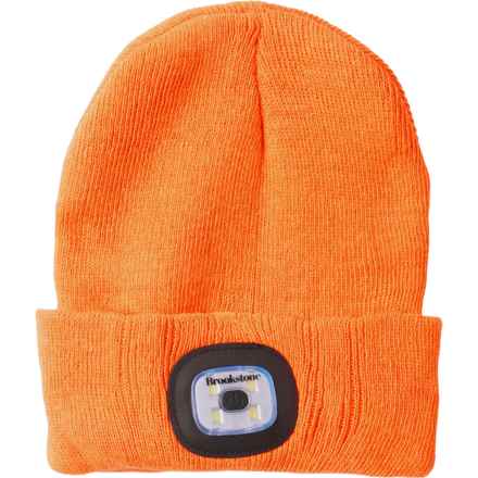 Brookstone LED Beanie in Hunter Orange