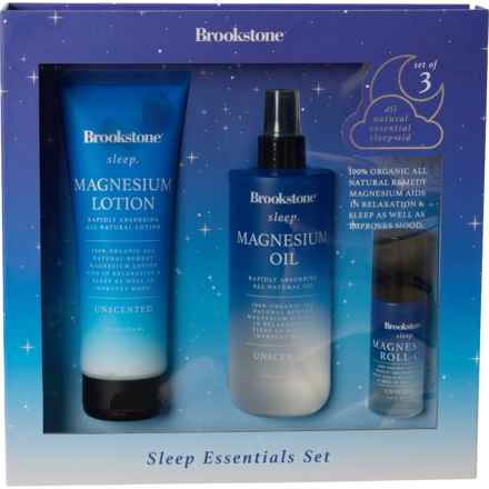 Brookstone Magnesium Sleep Essentials Set - 3-Piece in Magnesium
