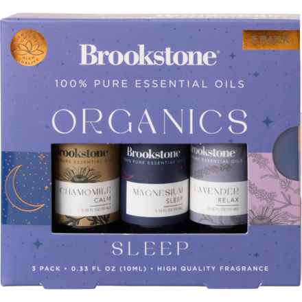 Brookstone Organics Essential Oils Wellness Set - 0.33 oz. in Multi