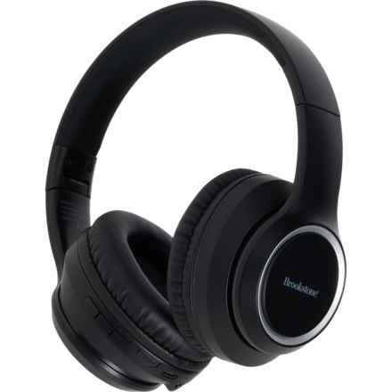 Brookstone Sonic Seclude Active Noise-Cancelling Wireless Headphones in Navy
