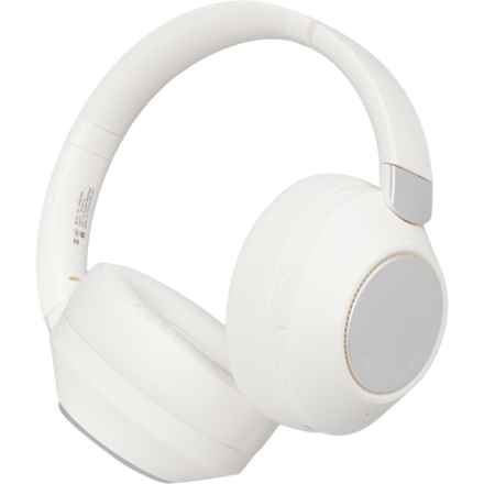 Brookstone Sonic Seclude Active Noise-Cancelling Wireless Headphones in White