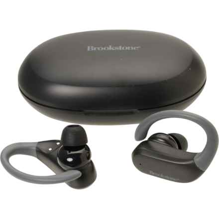 Brookstone Sport Play Wireless Earbuds in Black