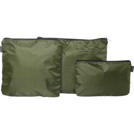 Brookstone Travel Packing Pouch Set - 3-Piece in Olive
