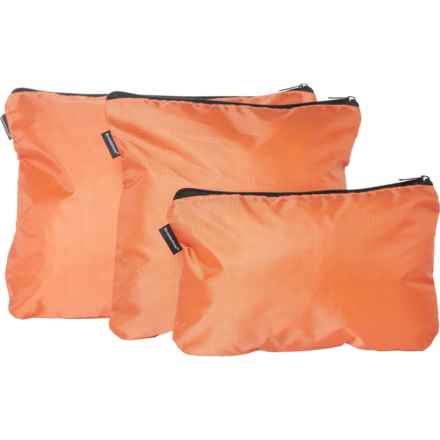 Brookstone Travel Packing Pouch Set - 3-Piece in Orange