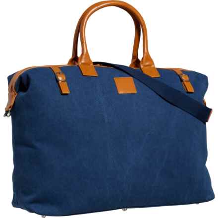 BROUK AND CO The Weekender Bag in Blue/Tan