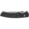 8098A_3 Browning Black Label Sliver Carbon Straight Edge Folding Pocket Knife