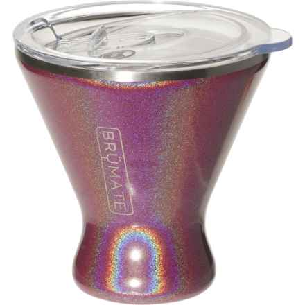 BruMate MargTini Tumbler - 10 oz. in Glitter Merlot