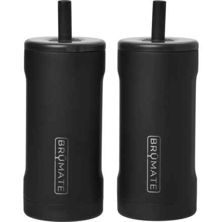 BruMate Slim Straw Tumbler - 2-Pack,12 oz. in Matte Black