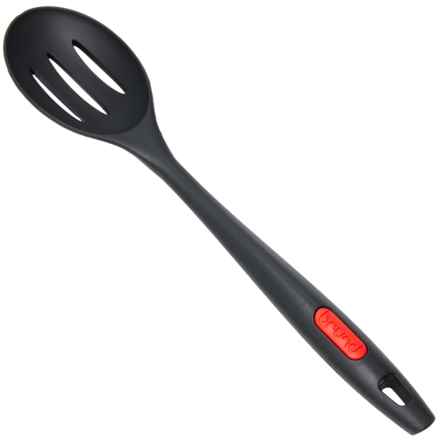 BRUND BY SCANPAN Silicone Slotted Spoon - 11.5” in Black