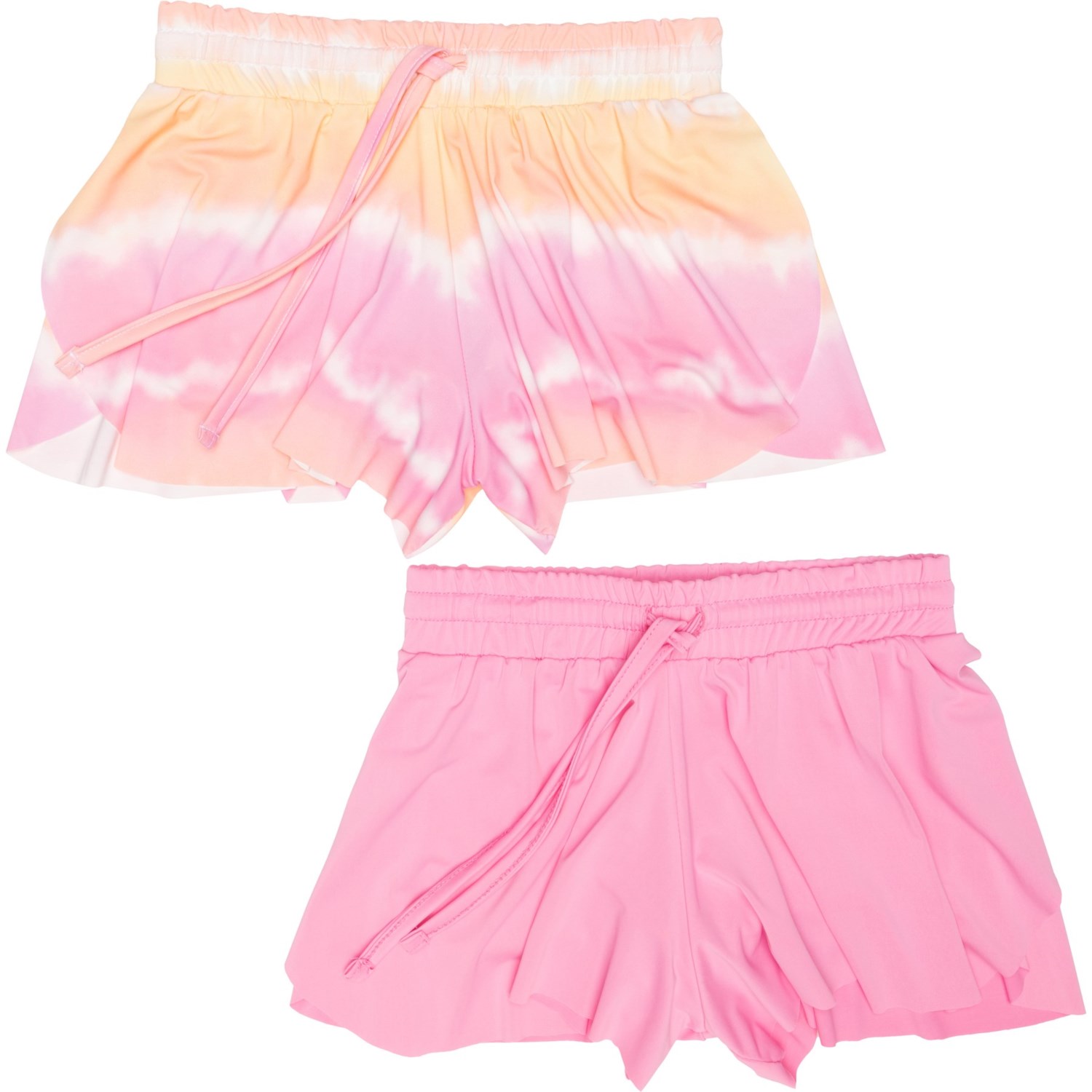 BTWEEN ACTIVE Big Girls Butterfly Shorts - 2-Pack, Built-In